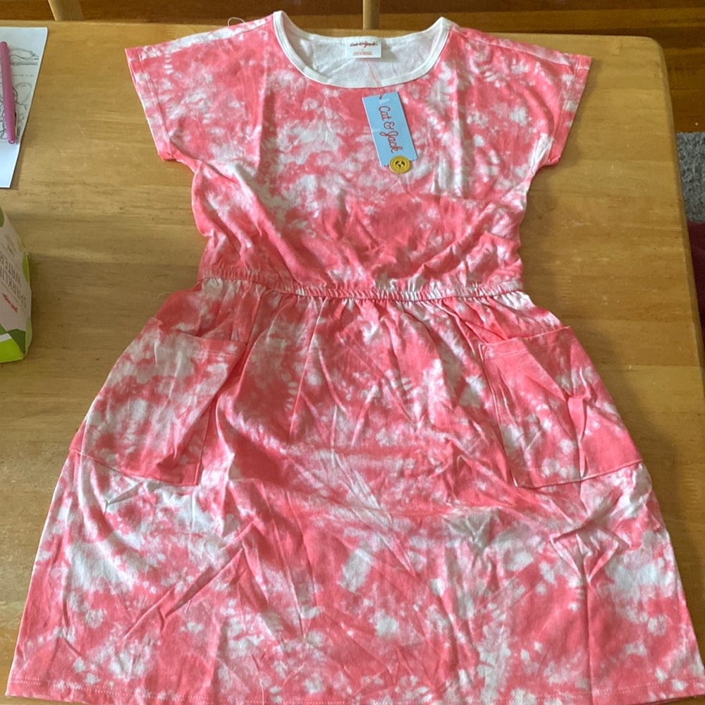 Cat and jack girls dress Large